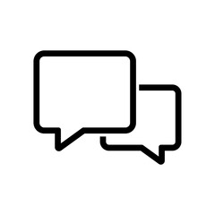 Naklejka premium empty chat bubble icon vector
