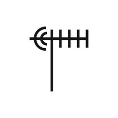 Antenna icon design. vector illustration