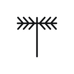 Antenna icon design. vector illustration