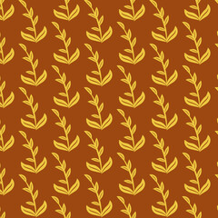 Fototapeta na wymiar Leaves pattern 5