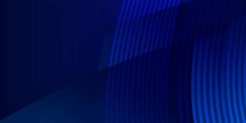 Obraz premium Dark blue 3d wave background with abstract graphic elements for presentation background design.