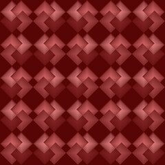 geometric pattern illustration for decoration in gradient red color, background and texture