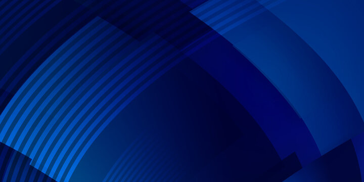 Dark blue 3d wave background with abstract graphic elements for presentation background design.