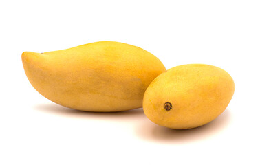 Thai Mango on white.