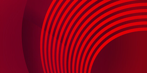 Modern red maroon abstract background with 3d concept and wave stripe lines. Abstract black overlap red light curve mesh design modern luxury futuristic technology background vector illustration