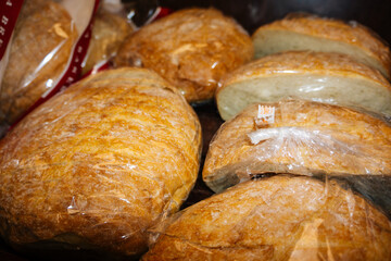 Bread In Plastic Packaging