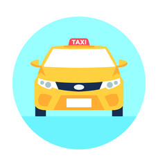 Taxi Vector Illustration