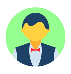 Waiter Vector Illustration