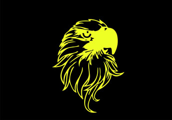 eagle icon isolated on background