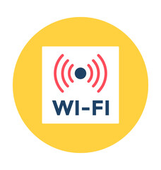 Wifi Zone Vector Illustration