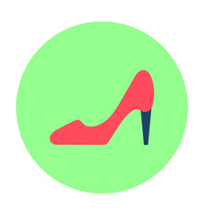 Heel Shoes Vector Icon