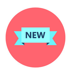 New Label Vector Icon
