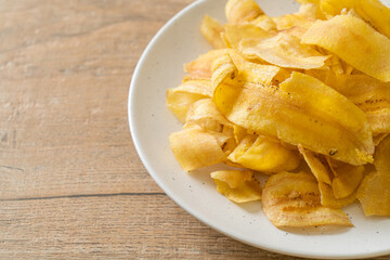 Banana Chips - fried or baked sliced banana