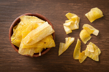 Banana Chips - fried or baked sliced banana