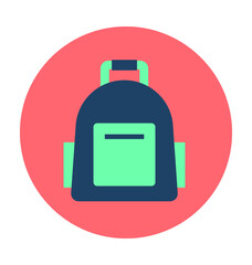 Backpack Vector Icon