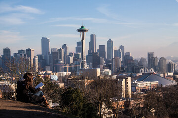 the Space Needle in Seattle.