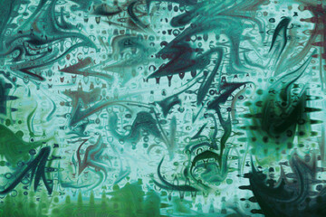 An abstract wavy psychedelic background image.