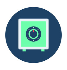 Bank Vault Vector Icon