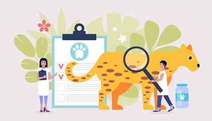 Veterinary science concept