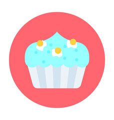 Cupcake Vector Icon