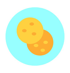 Obraz premium Biscuit Vector Icon