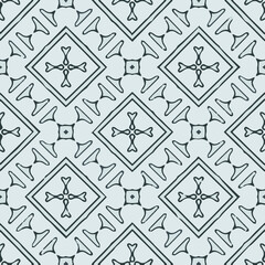 Geometric vector pattern with triangular elements. Seamless abstract ornament for wallpapers and backgrounds. Black and white colors.
