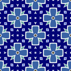 Geometric vector pattern with triangular elements. Seamless abstract ornament for wallpapers and backgrounds. 