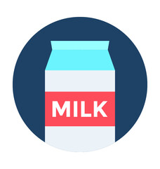Milk Pack Vector Icon