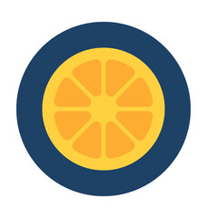 Lemon Slice Vector Icon