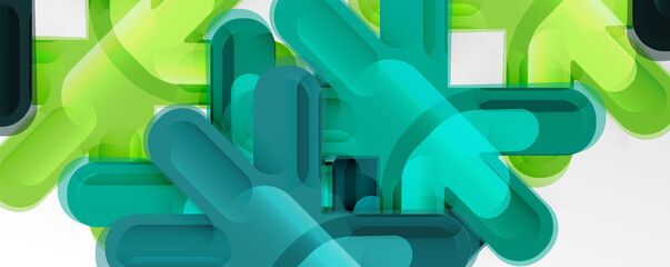 Abstract glossy crosses background for business or technology presentations, internet posters or web brochure covers