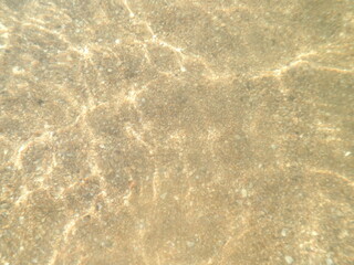 water and sand