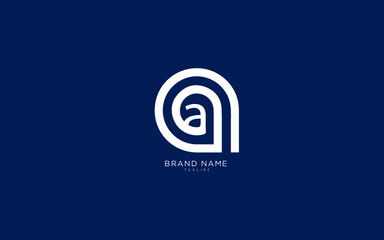 Alphabet letter Initial A, AA logo premium business typeface, minimal, innovative concept, creative, symbol, sign, Monogram, vector, startup, template graphic design.