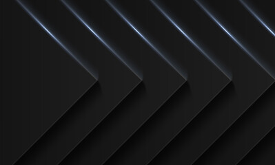 Black premium abstract background with luxury gradient