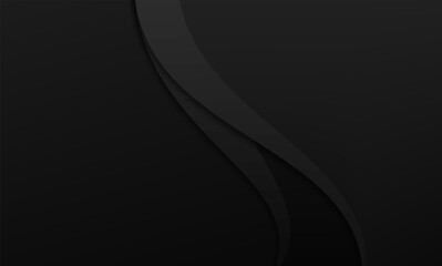 Black premium abstract background with luxury gradient