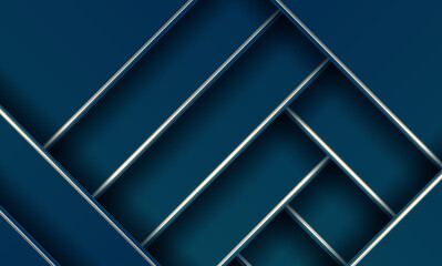 Abstract luxury silver and dark blue background