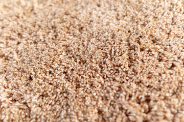 Terry texture of the rug on the floor.