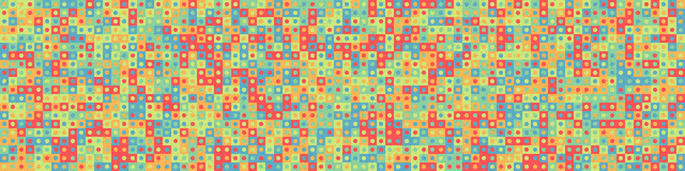 Abstract Geometric Pattern generative computational art illustration