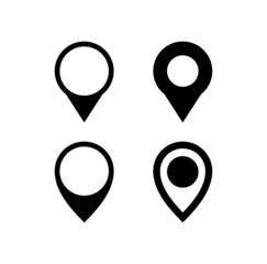 pin map icon, location pin collection