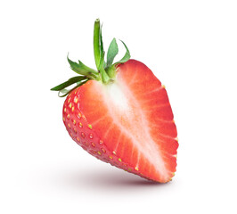 strawberry isolated on white