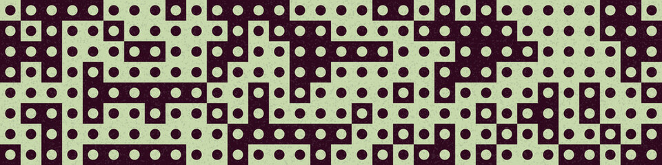 Abstract Geometric Pattern generative computational art illustration