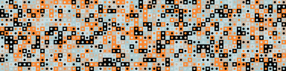 Abstract Geometric Pattern generative computational art illustration