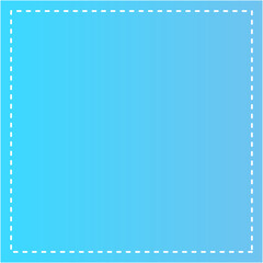 Fototapeta premium 可愛い正方形の点線バナー