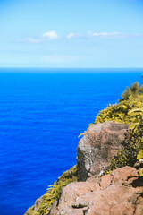 Fototapeta na wymiar Makapuu Point Lighthouse Trail, East Oahu coast, Hawaii 