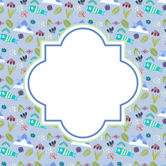 端午の節句のモチーフフレーム