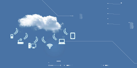 Digital Abstract technology background,2d illustration