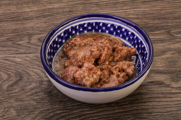 Gurmet venison stew with spices