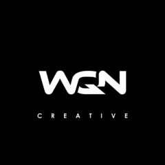 WQN Letter Initial Logo Design Template Vector Illustration