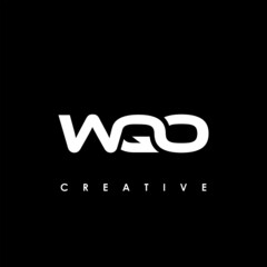 WQO Letter Initial Logo Design Template Vector Illustration