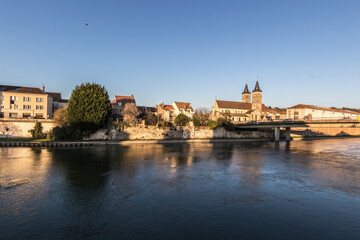 Fototapeta premium reflection on the river