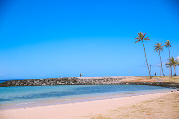 Magic Island Lagoon Honolulu Oahu Hawaii